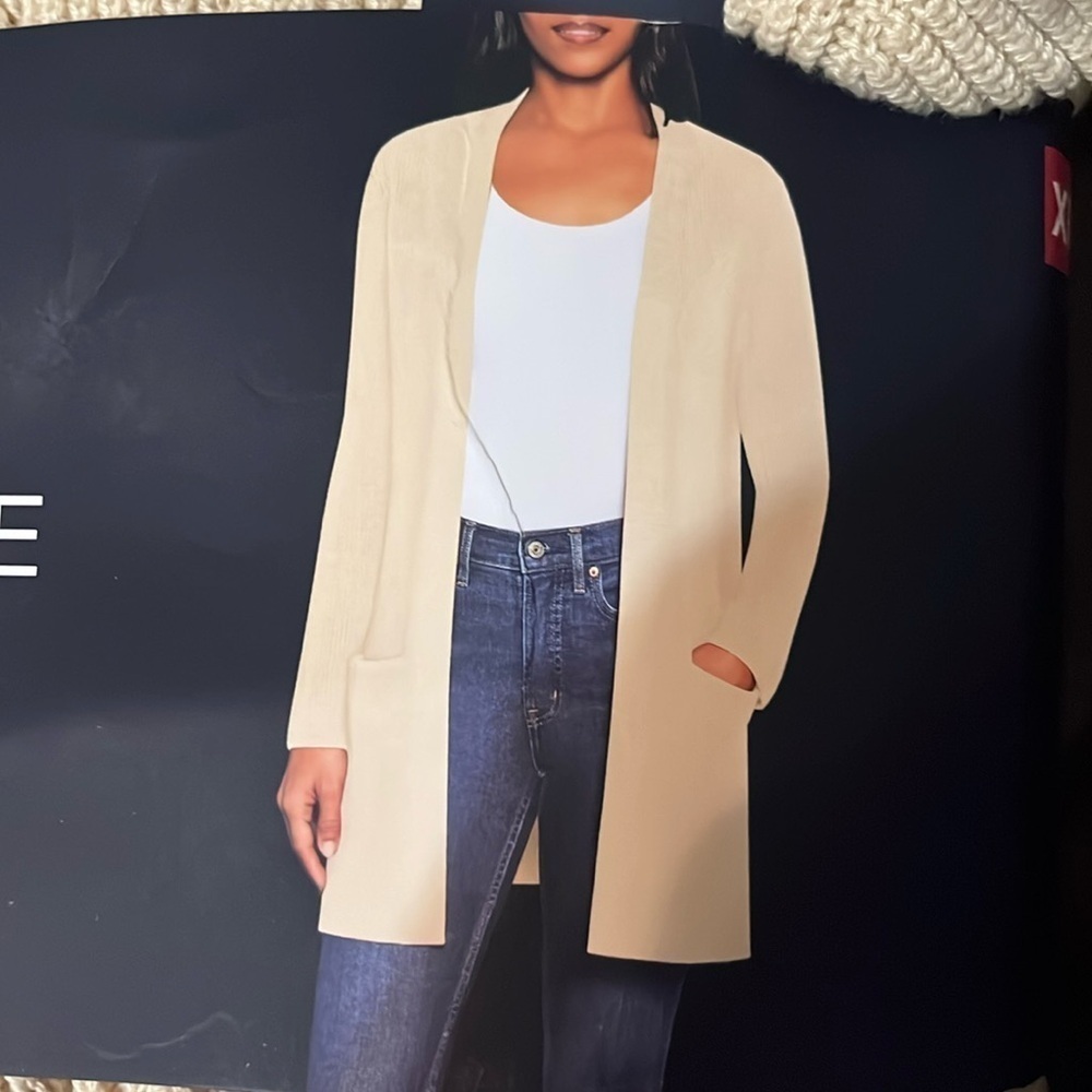 GAP Long Sleeve Open Front Cardigan Sweater XL NWT
